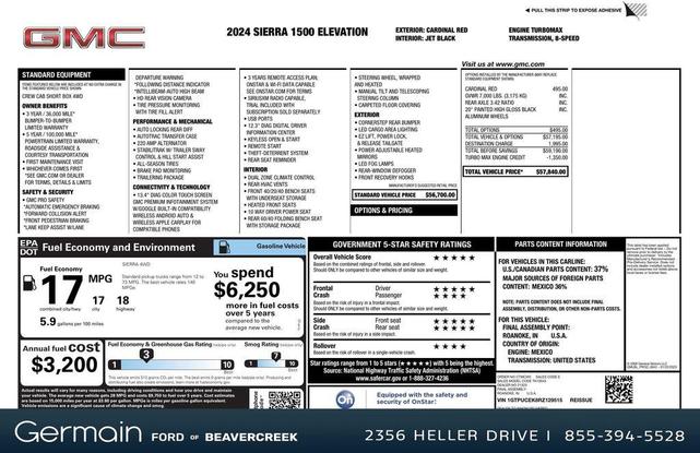Photo of 2024 Cardinal Red GMC Sierra 1500