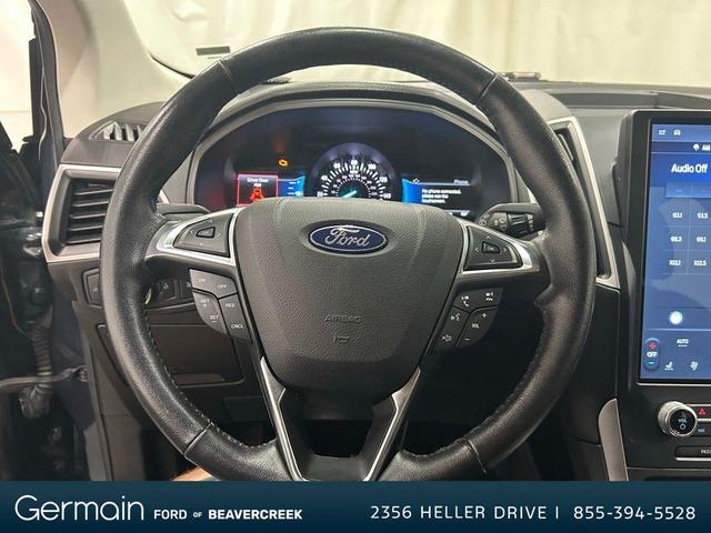 Photo of 2022 Stone Blue Metallic Ford Edge