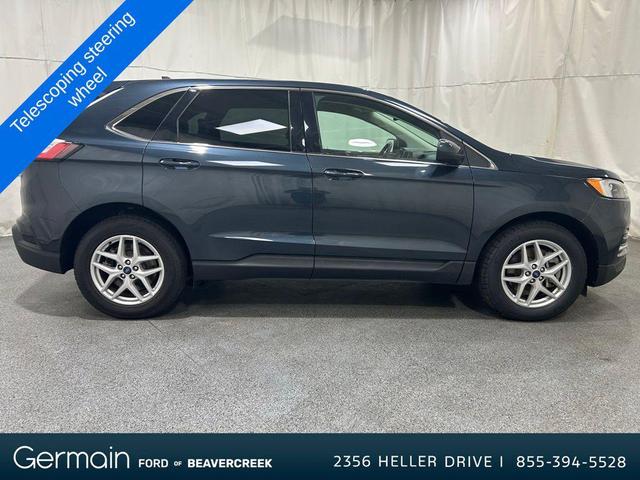 Photo of 2022 Stone Blue Metallic Ford Edge