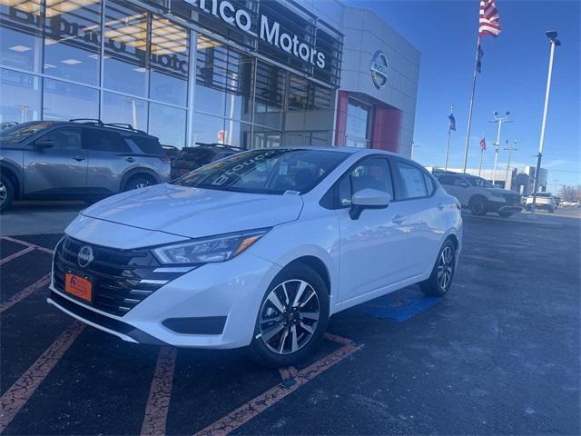 Photo of 2025 Aspen White Nissan Versa