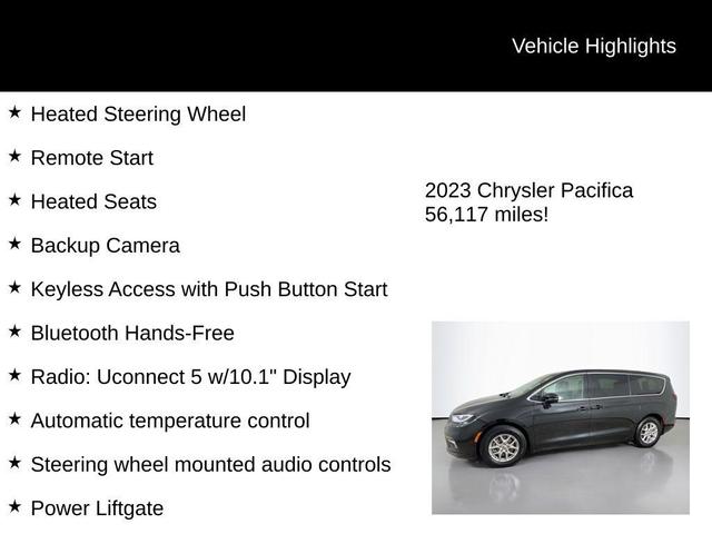 Photo of 2023 Brilliant Black Crystal Pearlcoat Chrysler Pacifica