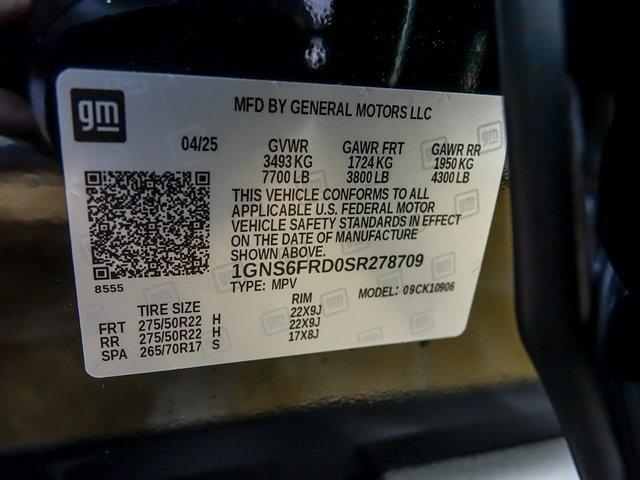 Photo of 2025 Black Chevrolet Suburban