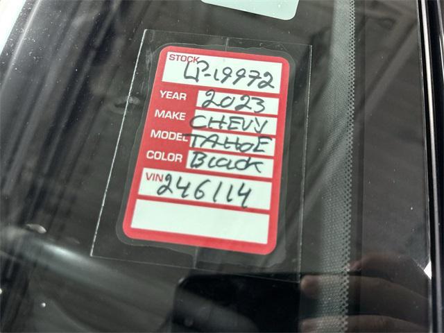 Photo of 2023 Black Chevrolet Tahoe