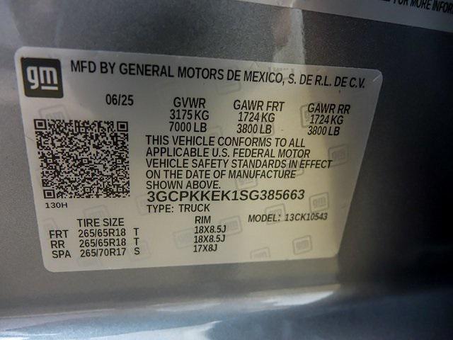 Photo of 2025 Sterling Gray Metallic Chevrolet Silverado 1500