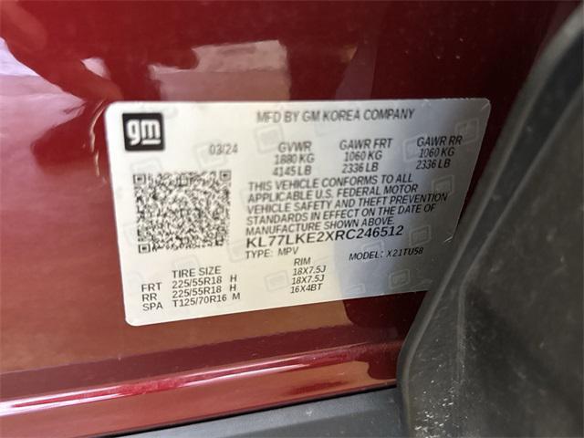 Photo of 2024 Crimson Metallic Chevrolet Trax