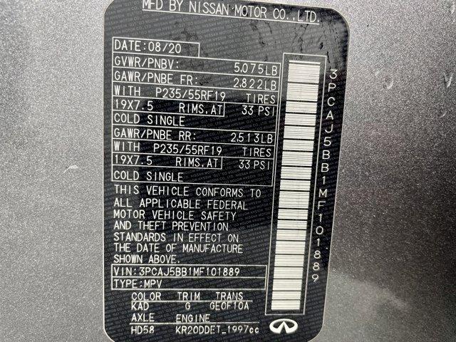 Photo of 2021 Graphite Shadow INFINITI QX50
