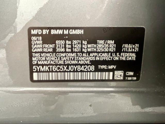 Photo of 2018 Donington Gray Metallic BMW X5 M