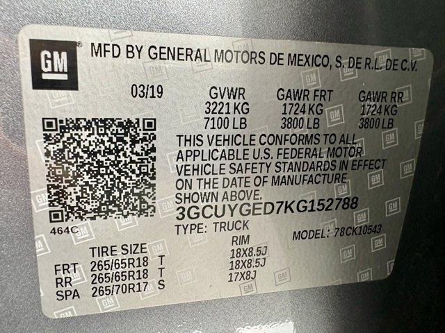 Photo of 2019 Satin Steel Metallic Chevrolet Silverado 1500