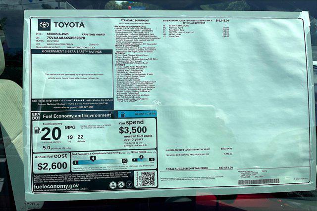 Photo of 2025 Wind Chill Pearl Toyota Sequoia