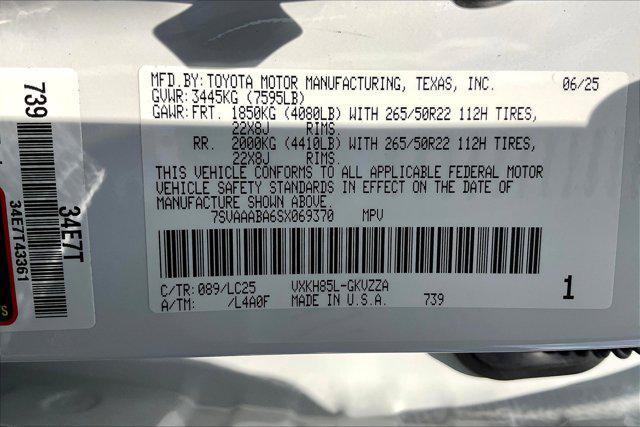 Photo of 2025 Wind Chill Pearl Toyota Sequoia