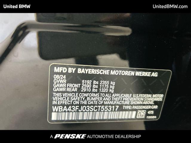 Photo of 2025 Black Sapphire BMW 530