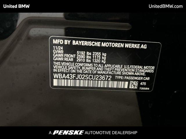 Photo of 2025 Black Sapphire Metallic BMW 530