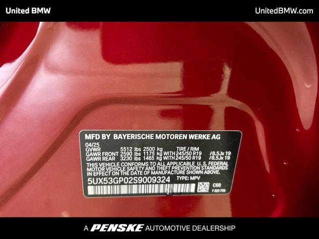 Photo of 2025 Vegas Red Metallic BMW X3