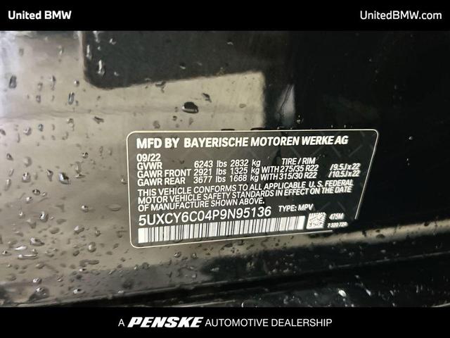 Photo of 2023 Black Sapphire Metallic BMW X6