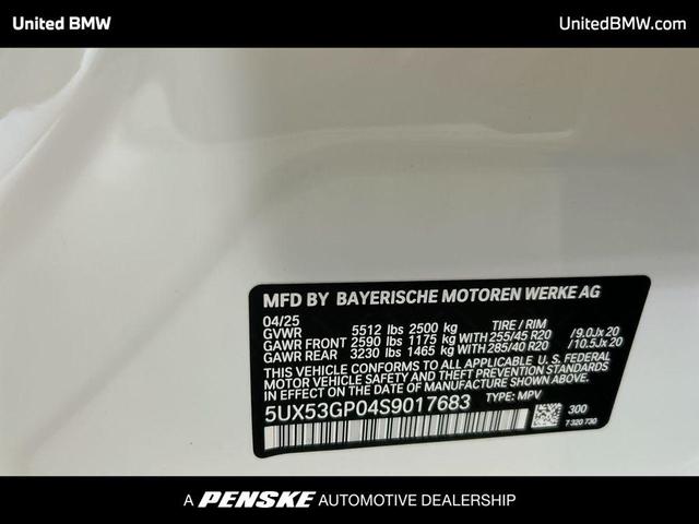 Photo of 2025 Alpine White BMW X3