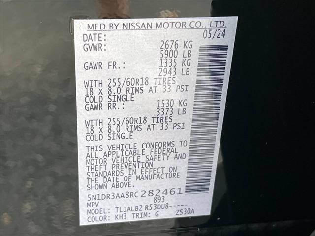 Photo of 2024 Black Nissan Pathfinder