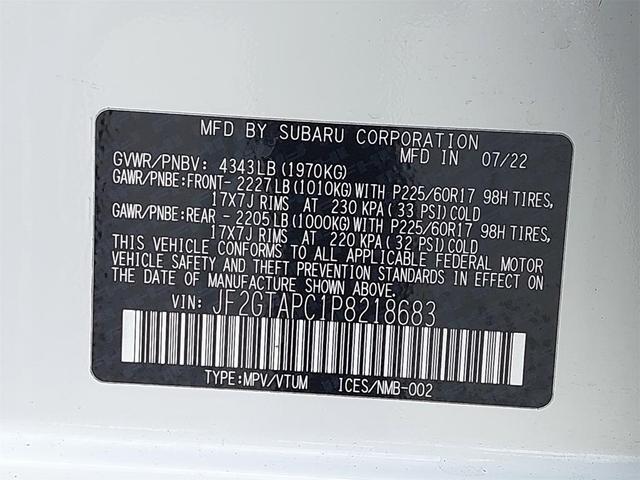 Photo of 2023 Crystal White Pearl Subaru Crosstrek