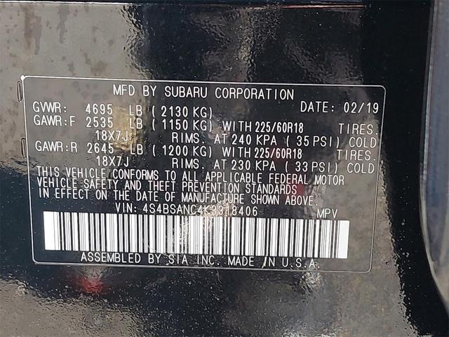 Photo of 2019 Crystal Black Silica Subaru Outback