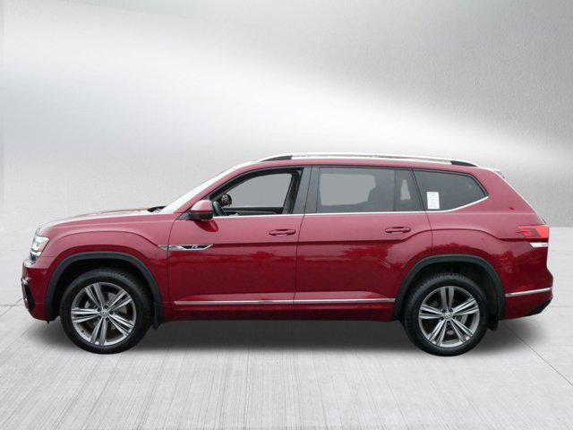 Photo of 2019 Fortana Red Metallic Volkswagen Atlas