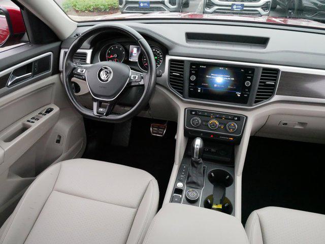 Photo of 2019 Fortana Red Metallic Volkswagen Atlas