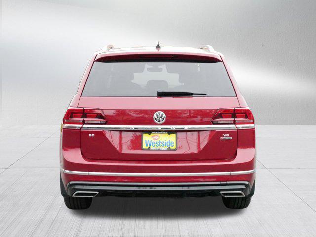 Photo of 2019 Fortana Red Metallic Volkswagen Atlas