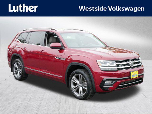Photo of 2019 Fortana Red Metallic Volkswagen Atlas