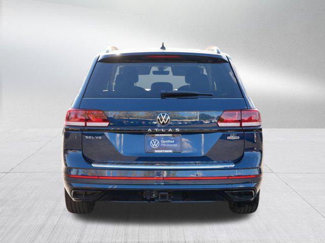 Photo of 2022 Tourmaline Blue Metallic Volkswagen Atlas
