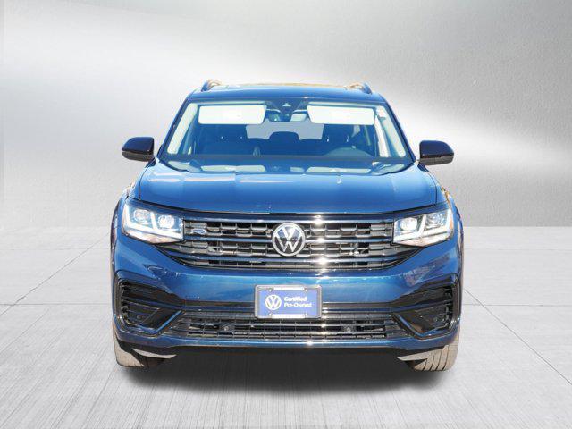 Photo of 2022 Tourmaline Blue Metallic Volkswagen Atlas