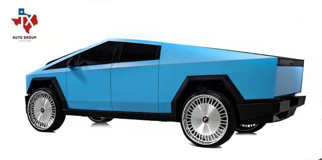 Photo of 2024 Blue Tesla Cybertruck