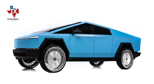 Photo of 2024 Blue Tesla Cybertruck