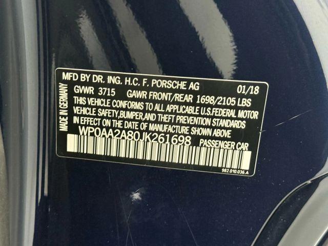 Photo of 2018 Black Porsche 718 Cayman