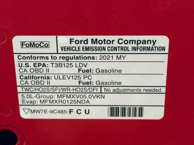 Photo of 2021 Red Ford Mustang