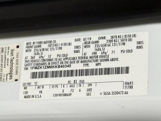 Photo of 2019 White Ford Transit-150