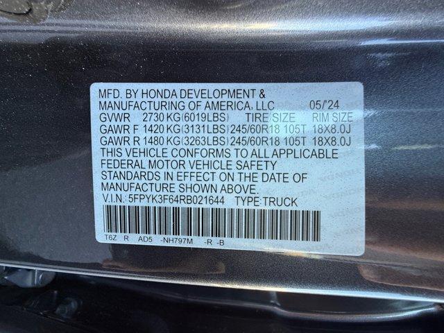 Photo of 2024 Modern Steel Metallic Honda Ridgeline