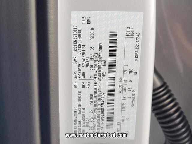 Photo of 2025 SPACE WHITE METALLIC Ford F-150