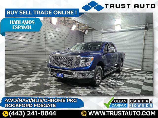 Photo of 2018 Deep Blue Pearl Nissan Titan XD
