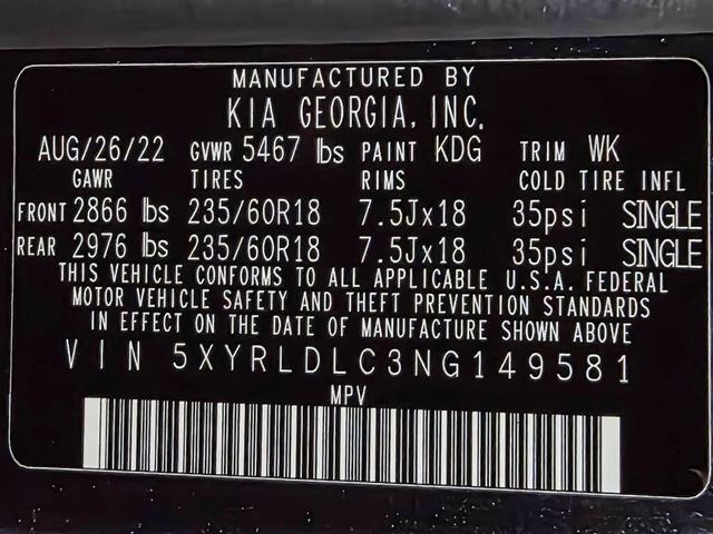 Photo of 2022 Gravity Grey Kia Sorento