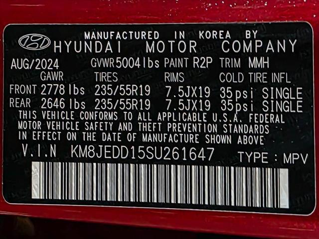 Photo of 2025 Ultimate Red Hyundai TUCSON