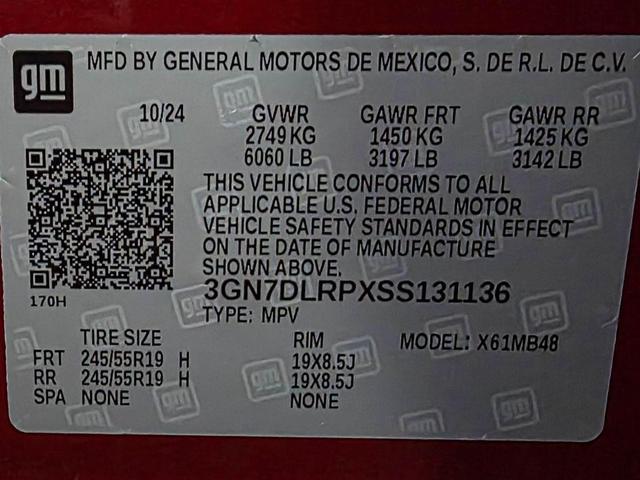 Photo of 2025 Riptide Blue Metallic Chevrolet Equinox EV
