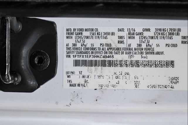 Photo of 2017 Oxford White Ford F-150