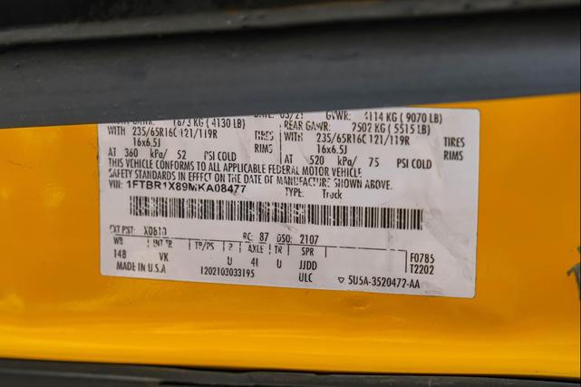 Photo of 2021 School Bus Yellow Ford Transit-250