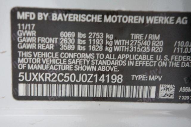 Photo of 2018 White BMW X5