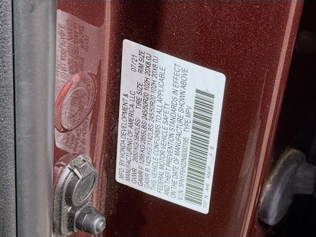 Photo of 2022 Deep Scarlet Pearl Honda Pilot