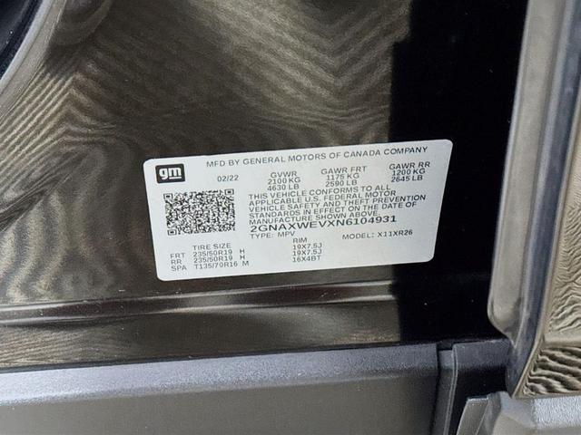 Photo of 2022 Mosaic Black Metallic Chevrolet Equinox