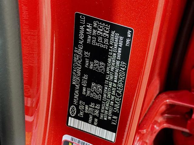 Photo of 2023 Calypso Red Hyundai TUCSON