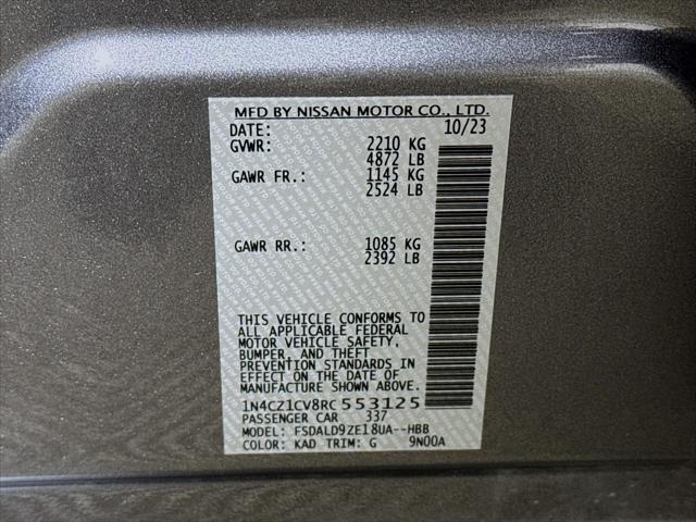 Photo of 2024 Gun Metallic Nissan Leaf