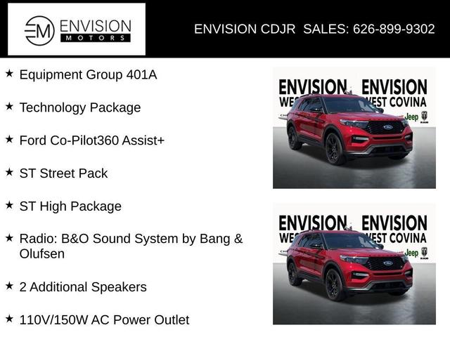 Photo of 2024 Rapid Red Metallic Tinted Clearcoat Ford Explorer