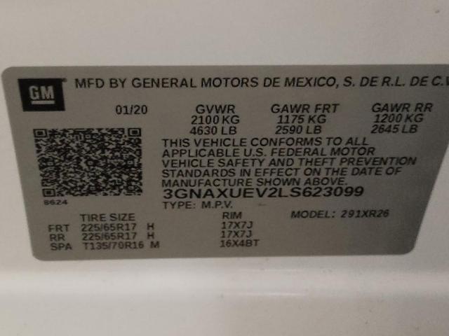 Photo of 2020 Summit White Chevrolet Equinox
