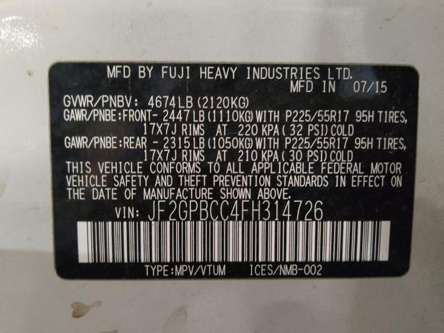 Photo of 2015 Crystal White Pearl Subaru XV Crosstrek Hybrid