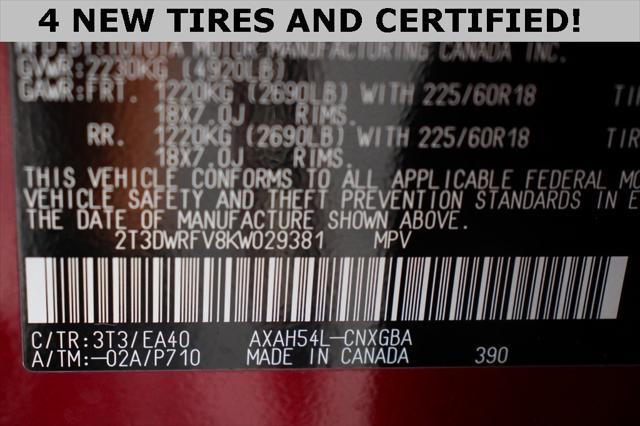 Photo of 2019 Ruby Flare Pearl Toyota RAV4 Hybrid